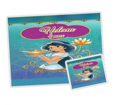 Jogo Americano e Copo Twister da Jasmine
