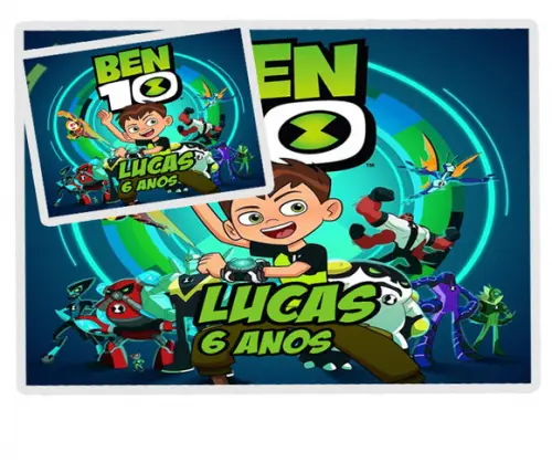 Jogo Americano e Copo Twister do Ben 10