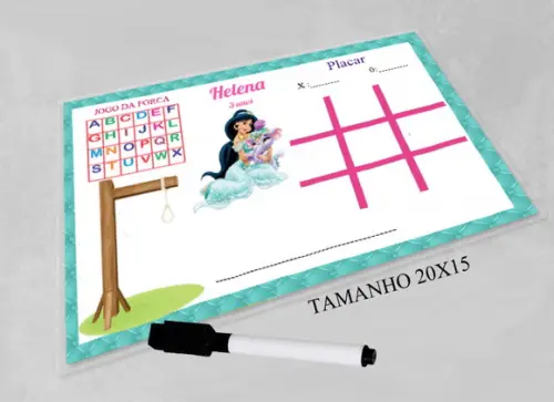 Jogo da Velha e Forca Personalizada da Jasmine