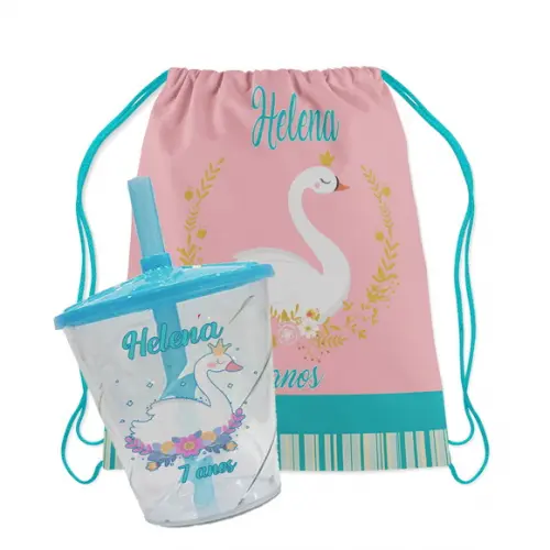 Kit mochila e copo twister Cisnei