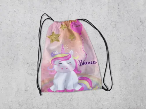 Lebrancinhas Mochila Personalizada Unicornio