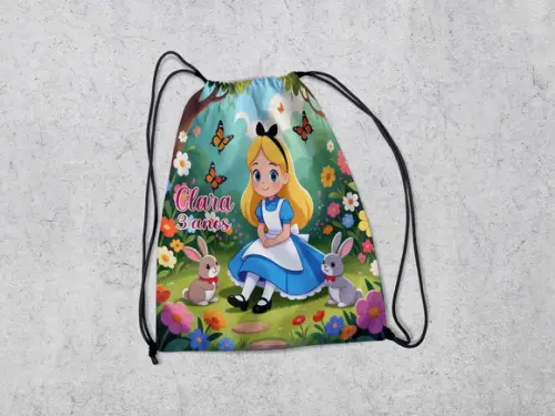 Lembrancinhas da Alice no Pais das Maravilhas Mochila