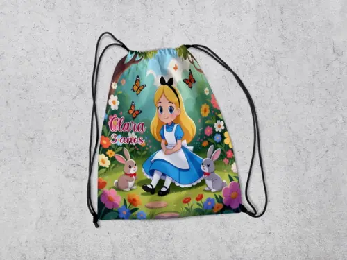 Lembrancinhas da Alice no Pais das Maravilhas Mochila