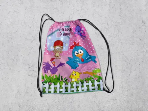 Lembrancinhas da Galinha Pintadinha Mochila Surpresa