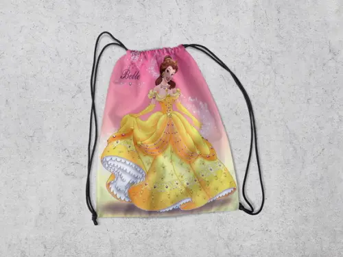 Lembrancinhas de Aniversario Bela e Fera Mochila Surpresa