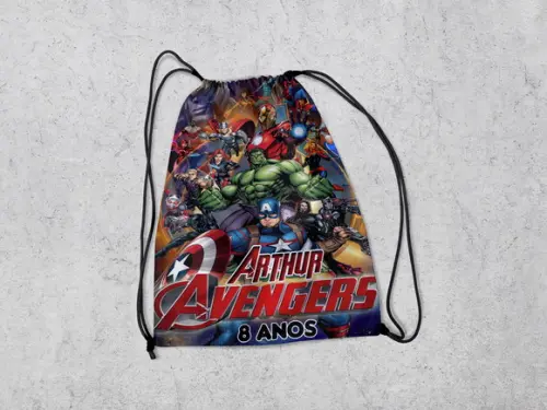 Lembrancinhas de Aniversario dos Vingadores Mochila Surpresa