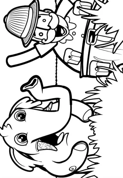 Livrinho para Colorir com Giz de Cera Mundo Bita
