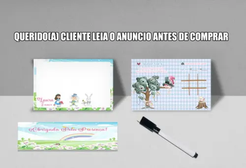 Lousa Magica + Canetinha Lembrancinhas da Alice