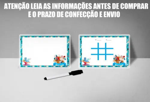 Lousa Magica 3x1 + Canetinha Chapeleiro Maluco