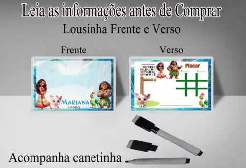 Lousa Magica com Canetinha da Moana