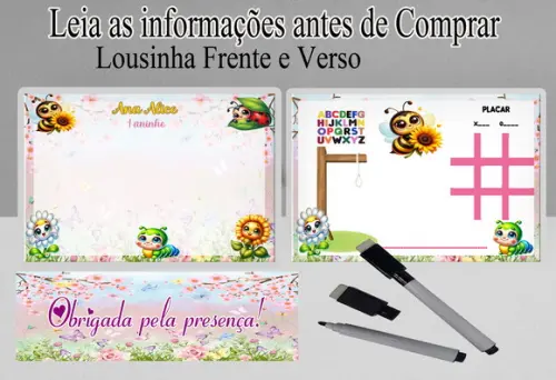 Lousa Magica com Canetinha Jardim Encantado