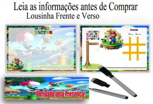 Lousa Magica do Super Mário