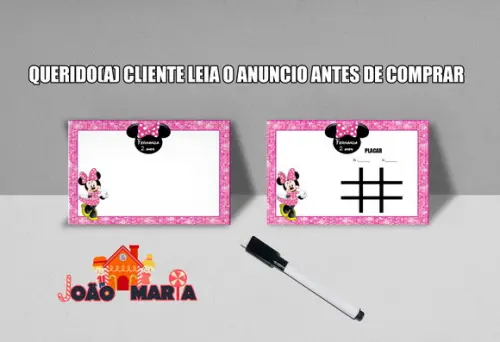 Lousa Magica e Canetinha da Minnie Rosa