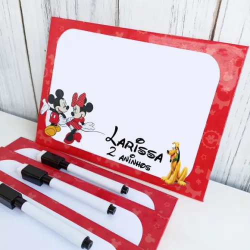 Lousa Magica e Canetinha Personalizada da Minnie