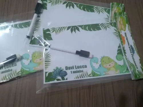 Lousa Magica e Canetinha Personalizada Safari