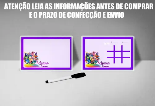 Lousa Magica Frente e Verso + Canetinha Divertidamente 2