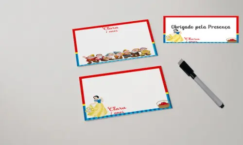 Lousa Mágica  FXV com Canetinha da Branca de Neve