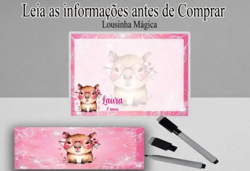 Lousa Magica para Lembrancinhas Capivara