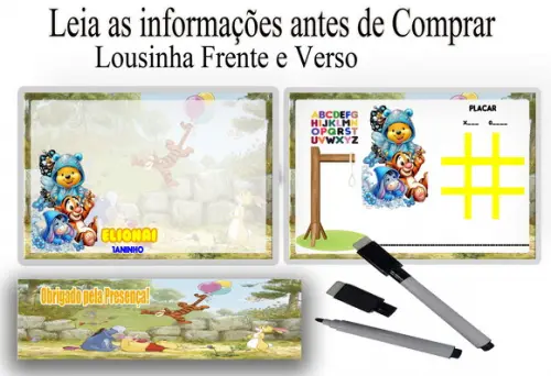 Lousa Magica para Lembrancinhas Urisnho Puf