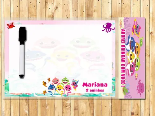 Lousa Magica Personalizada Baby Shark