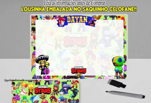 Lousa Magica Personalizada Brawl Stars
