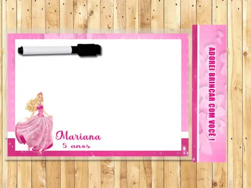 Lousa Magica Personalizada da Barbie