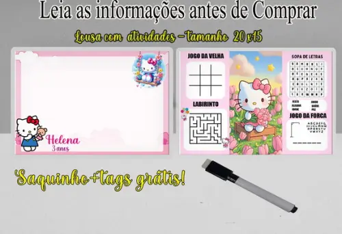 Lousinha + Verso com Joguinhos da Hello Kit