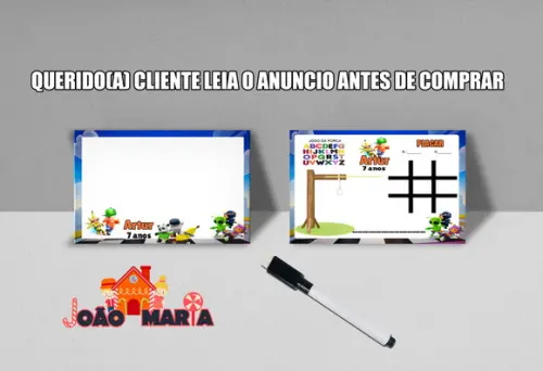 Lousinha e Canetinha Magica Personalizada Stumble Guys
