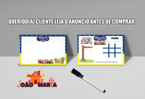 Lousinha e Canetinha Personalizada Branca de Neve
