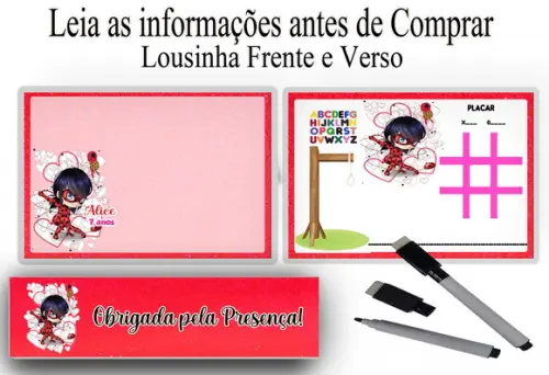 Lousinha Magica com Canetinha da Lady