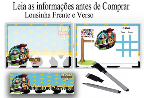 Lousinha Magica com Joguinhos do Toy Story