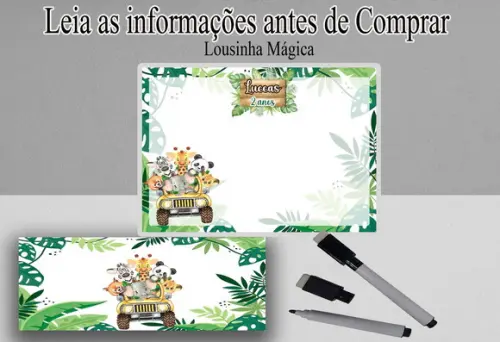 Lousinha Magica e Canetinha Safari Baby