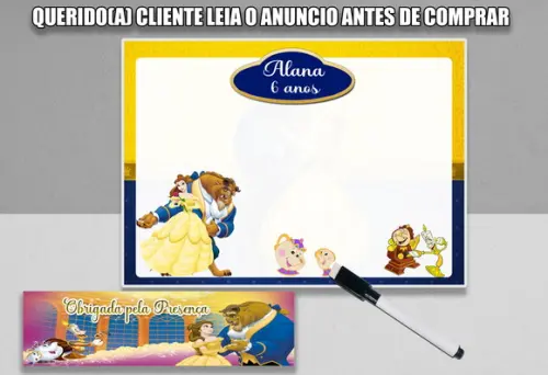 Lpusinha Magica com Canetinha da Bela e a Fera