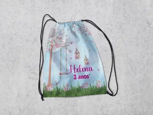 Mochila de Costa Infantil Jardim Encantado