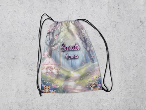 Mochila de Lembrancinhas Jardim Encantado das Fadas
