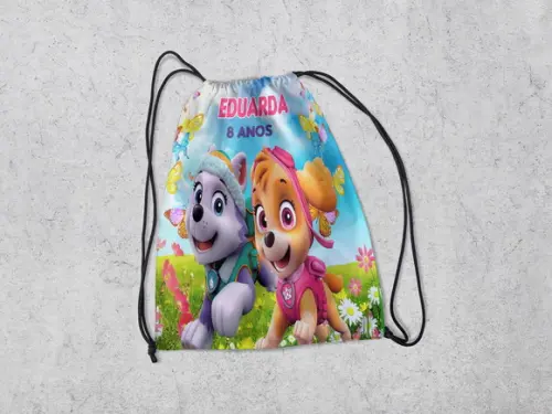 Mochila Lembrancinhas da Skye e Everest da Patrulha Canina