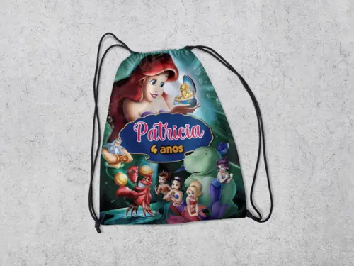 Mochila Lembrancinhas Surpresa Seria Ariel