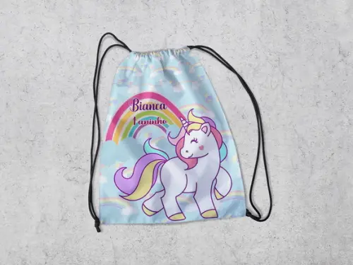 Mochila para Festa do Unicornio
