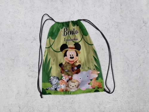 Mochila para Lembrancinhas do Mickey Safari