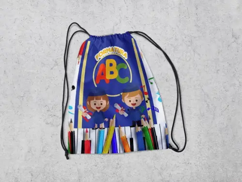 Mochila para Lembrancinhas Formatura Abc