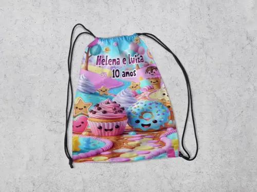 Mochila para Lembrancinhas Guloseimas e Docinhos