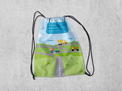 Mochila para Lembrancinhas Meio de Transportes