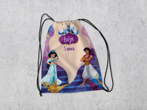 Mochila Personalizada da Princesa Jasmine
