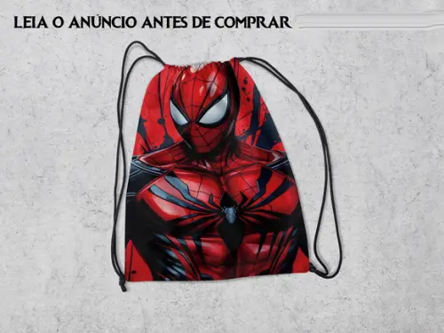 Mochila Personalizada do Homem Aranha
