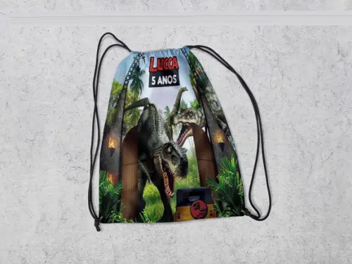 Mochila Personalizada Dinossauros Jurassic Park