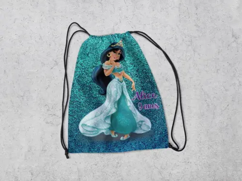 Mochila Personalizada para Lembrancinhas da Jasmine
