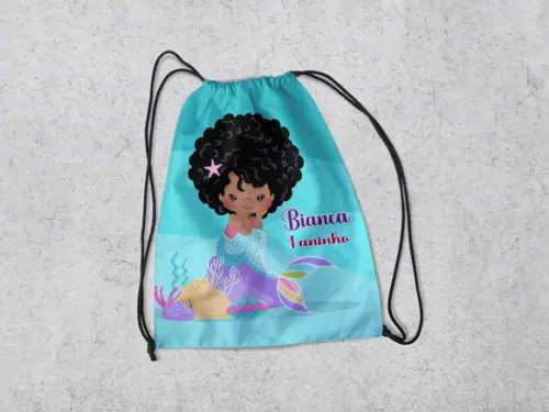 Mochila Prsonalizada Sereia Baby