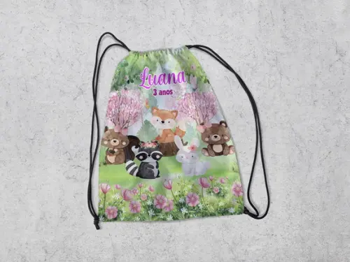 Mochila Saquinho Surpresa Bosque Encantado