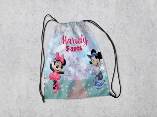 Mochila Surpresa para Lembrancinhas Minnie