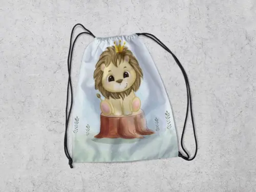 Mochilinha para Lembrancinhas do Leãozinho